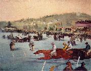 Edouard Manet, Rennen im Bois de Boulogne